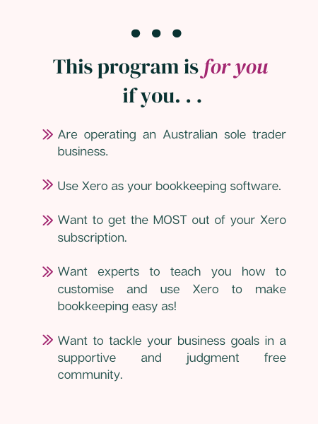 xero bookkeepers training support